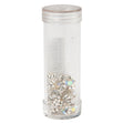 Sullivans Crystal Diamonte Beads, AB- 5x25mm