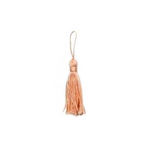 Sullivans Tassel Rayon Chainette, Peach- 50 mm