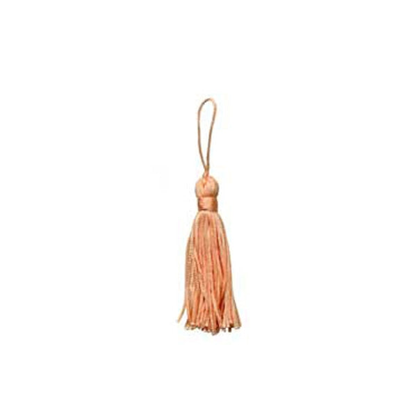 Sullivans Tassel Rayon Chainette, Peach- 75 mm