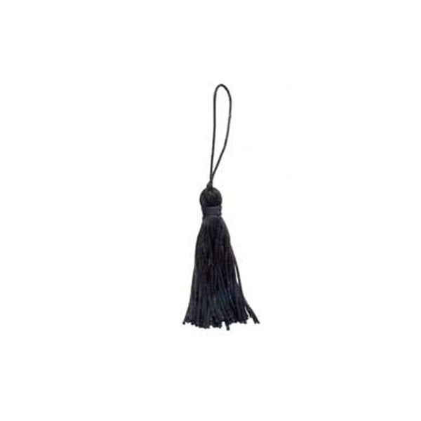 Sullivans Tassel Rayon Chainette, Black- 75 mm