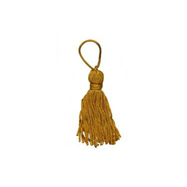 Sullivans Tassel Rayon Chainette, Burnt Gold- 100 mm