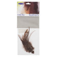 Tiger Tuft Feathers, Brown- 10pc