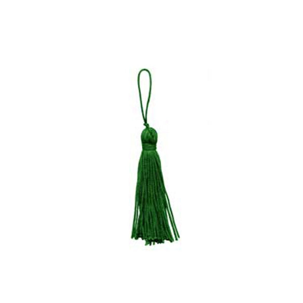 Sullivans Tassel Rayon Chainette, Hunter Green- 50 mm