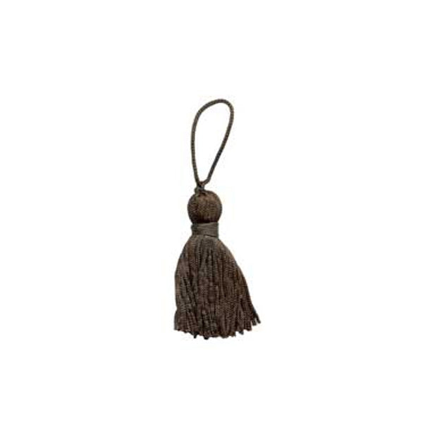 Sullivans Tassel Rayon Chainette, Brown- 50 mm