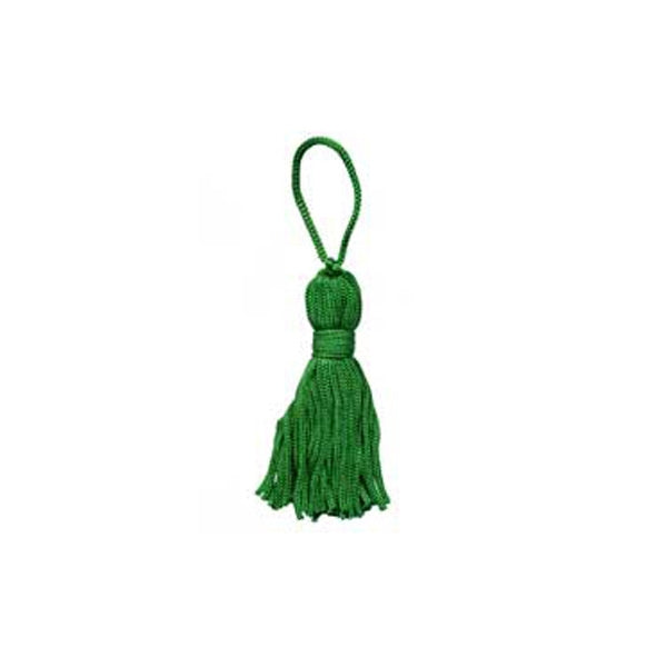 Sullivans Tassel Rayon Chainette, Emerald- 75 mm