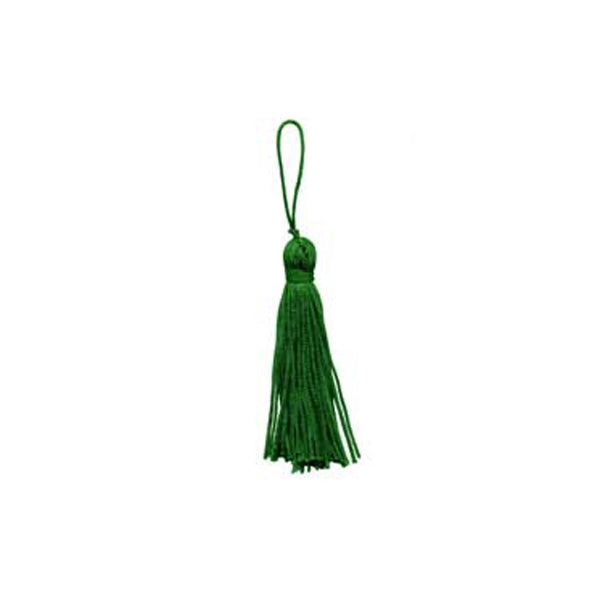 Sullivans Tassel Rayon Chainette, Hunter Green- 75 mm