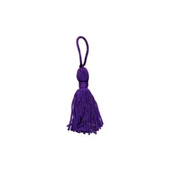 Sullivans Tassel Rayon Chainette, Purple- 75 mm