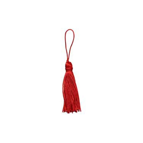 Sullivans Tassel Rayon Chainette, Atom Red- 100 mm