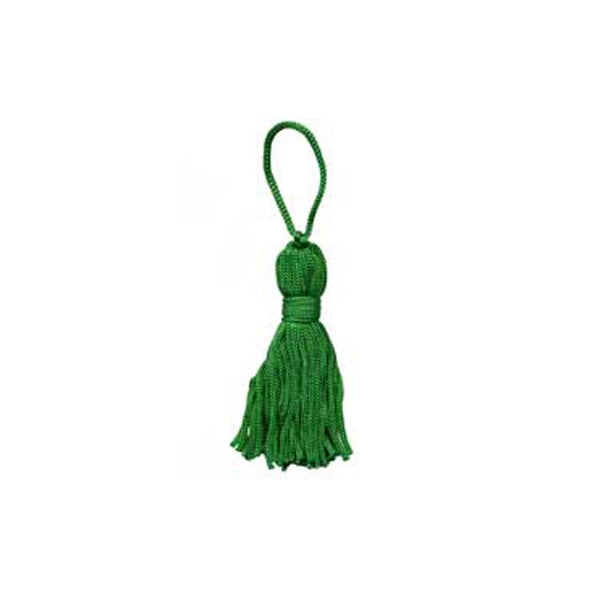 Sullivans Tassel Rayon Chainette, Emerald- 100 mm