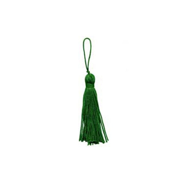 Sullivans Tassel Rayon Chainette, Hunter Green- 100 mm