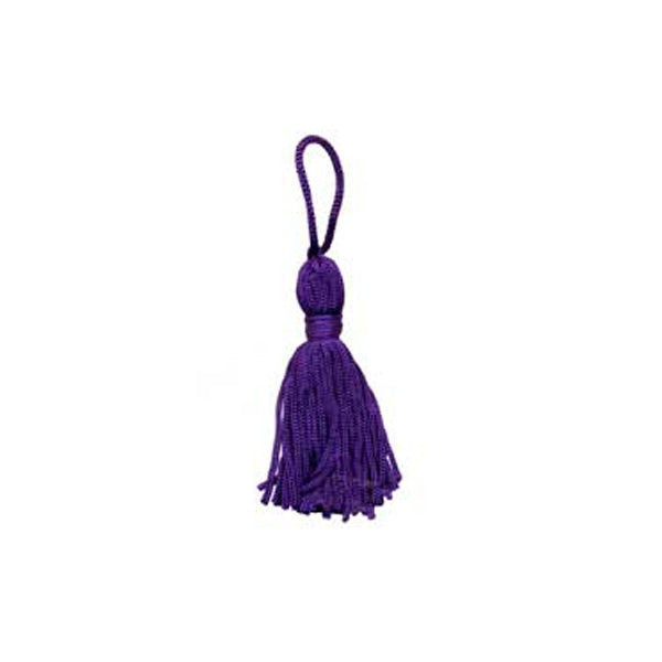 Sullivans Tassel Rayon Chainette, Purple- 100 mm