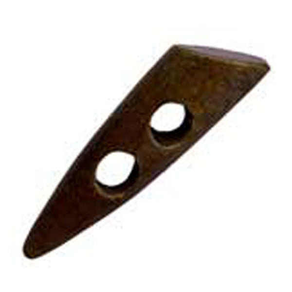 Sullivans Wooden Toggle Buttons, Dark Wood- 60 mm