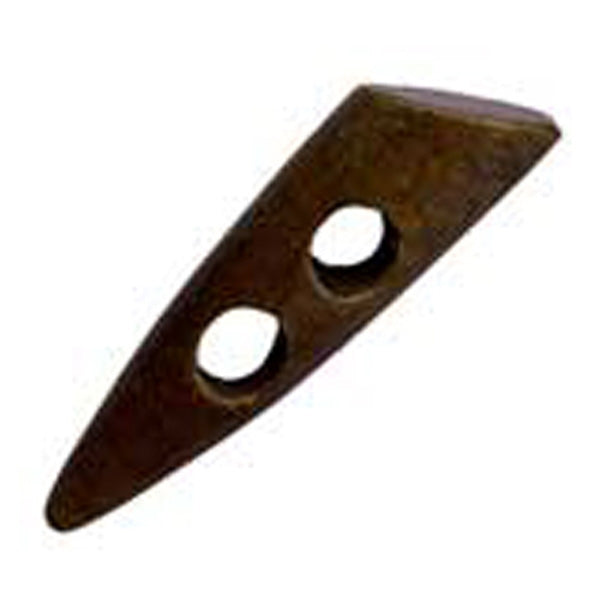 Sullivans Wooden Toggle Buttons, Dark Wood- 25 mm