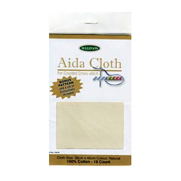 Sullivans Aida Cloth, Natural- 36x45cm