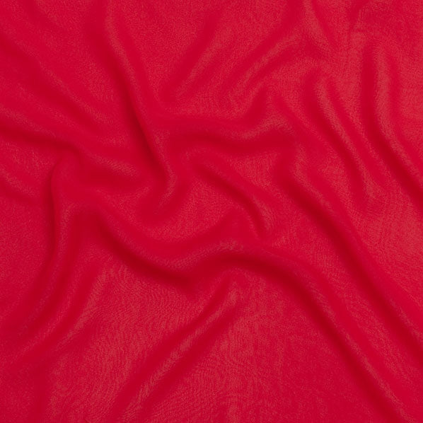 Silk Chiffon Fabric, Flamingo- Width 135cm