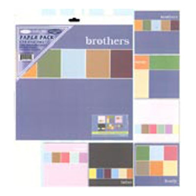 Sullivans Scrapbook Paper Pack, Family 2- 6pk