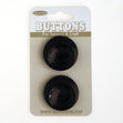 Sullivans Shank Button 2pc, Black- 25mm