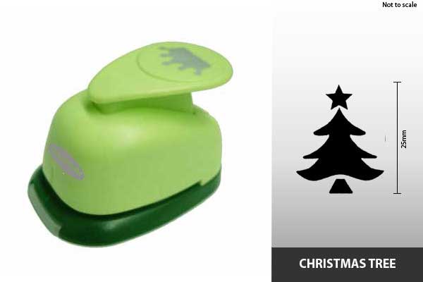 Sullivans Craft Punch, Christmas Tree- 25mm
