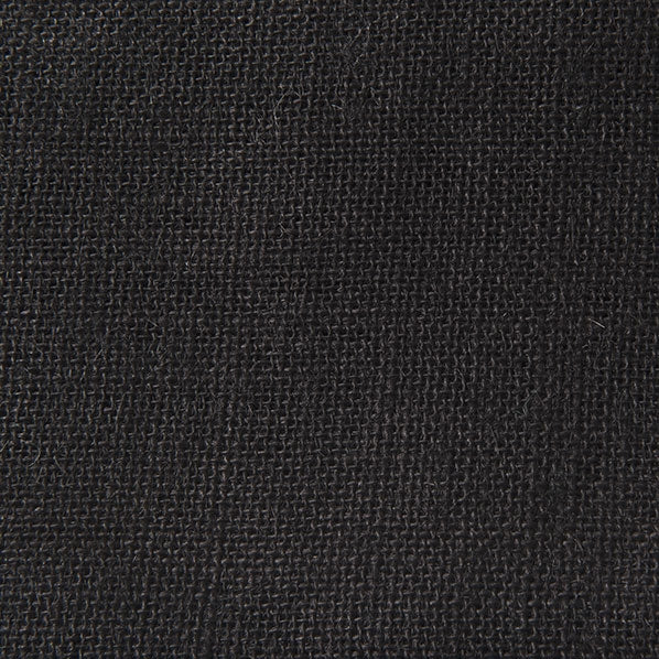 Hessian Fabric, Black- Width 120cm