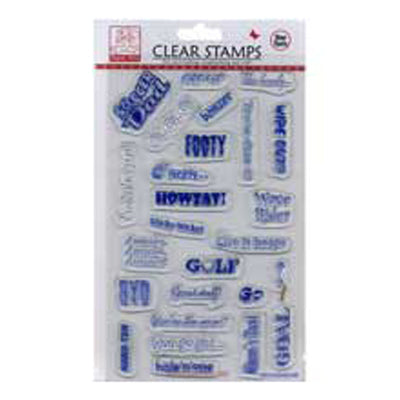 Sullivans Clear Sport Stamp, 23cmx14cm