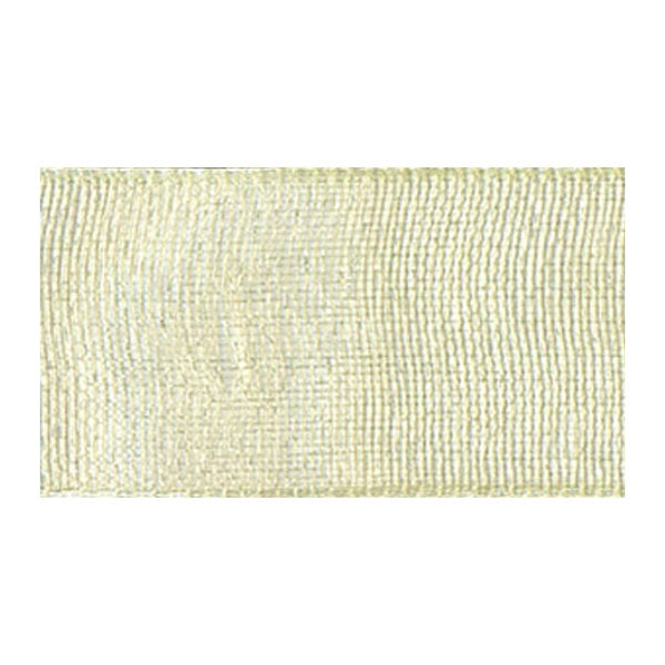 Sullivans Ribbon Organza, Light Yellow- 20mm