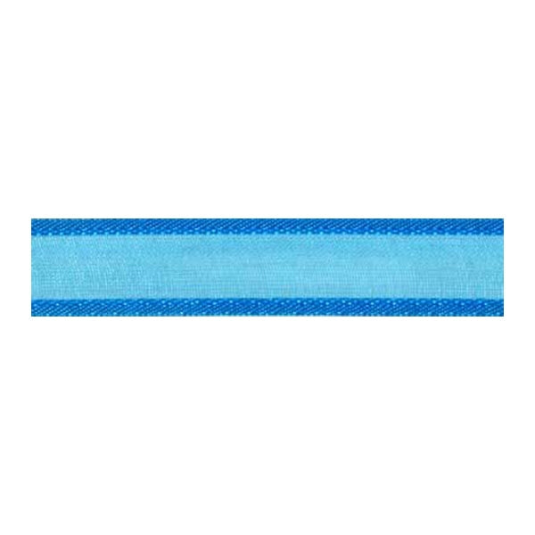 Sullivans Organza Satin Edge, Blue- 12mm