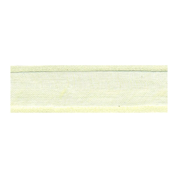 Sullivans Organza Satin Edge, Light Yellow- 25mm