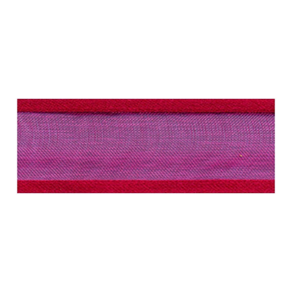 Sullivans Organza Satin Edge, Hot Pink- 25mm