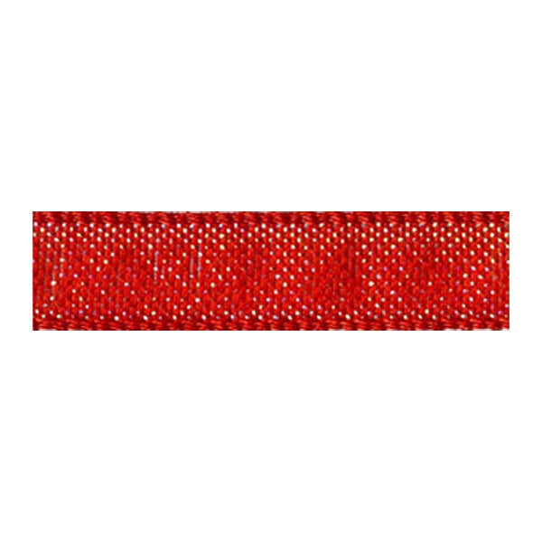 Sullivans Ribbon Woven, Red- 10mm