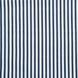 Stripemania Nautical Cotton Fabric, Navy & White- Width 114cm