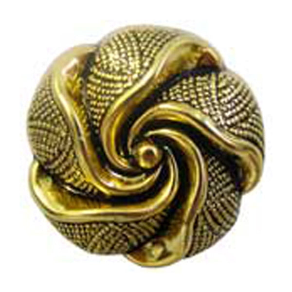 Sullivans Plastic Button, Gold- 25 mm