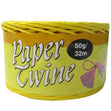Sullivans Paper Twine, Yellow- 32m