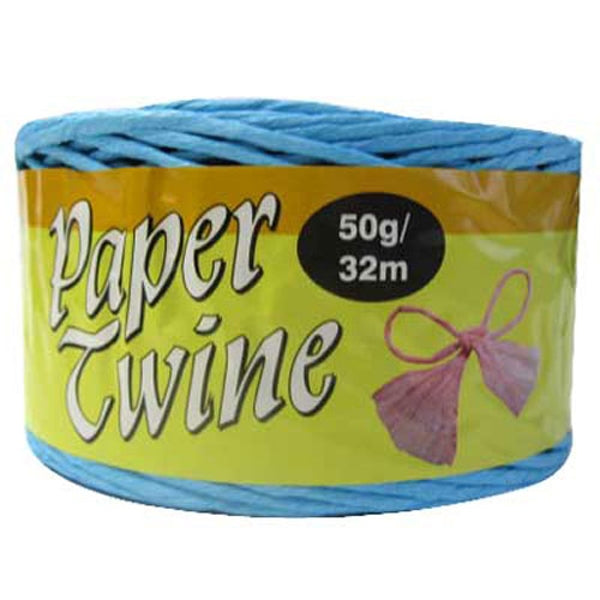 Sullivans Paper Twine, Blue- 32m