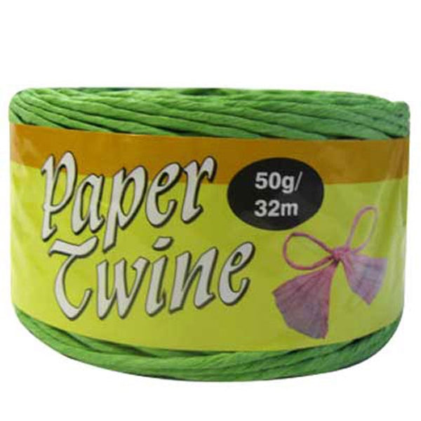 Sullivans Paper Twine, Green- 32m