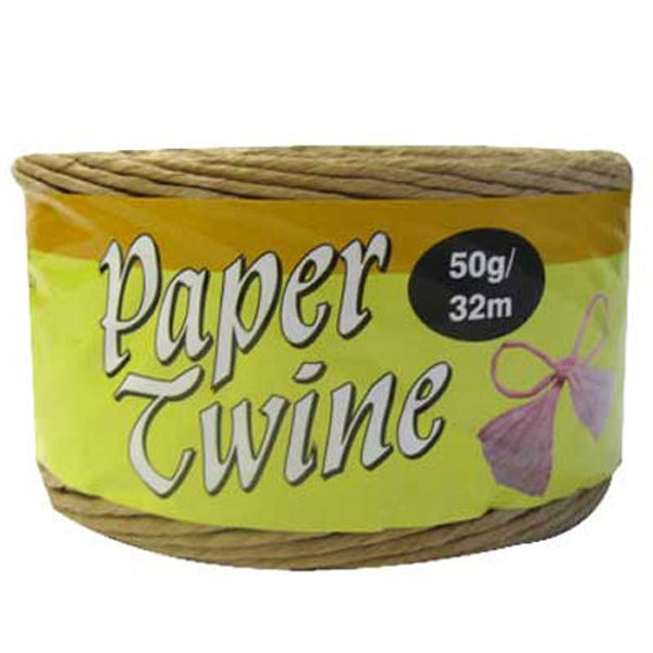 Sullivans Paper Twine, Brown- 32m