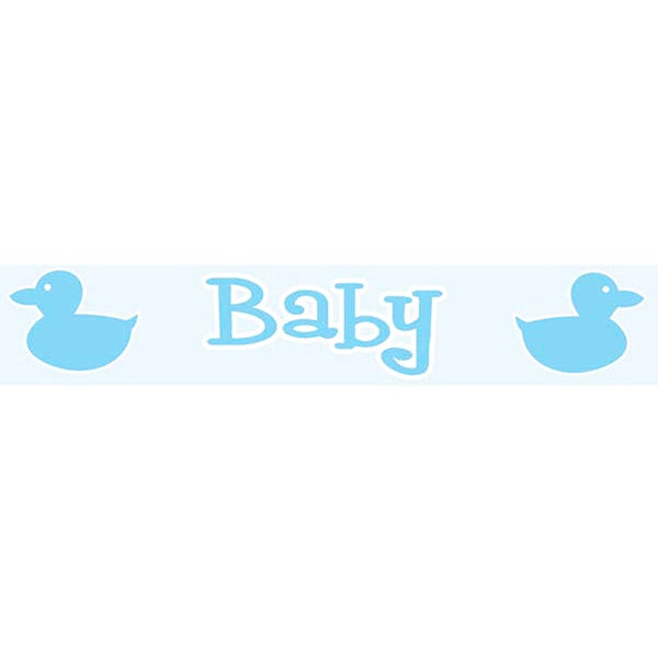 Sullivans Satin Ribbon, Baby Duck Light Blue- 25mm