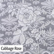 Cabbage Rose Lace Curtain Pack, Ivory- 213cm Drop