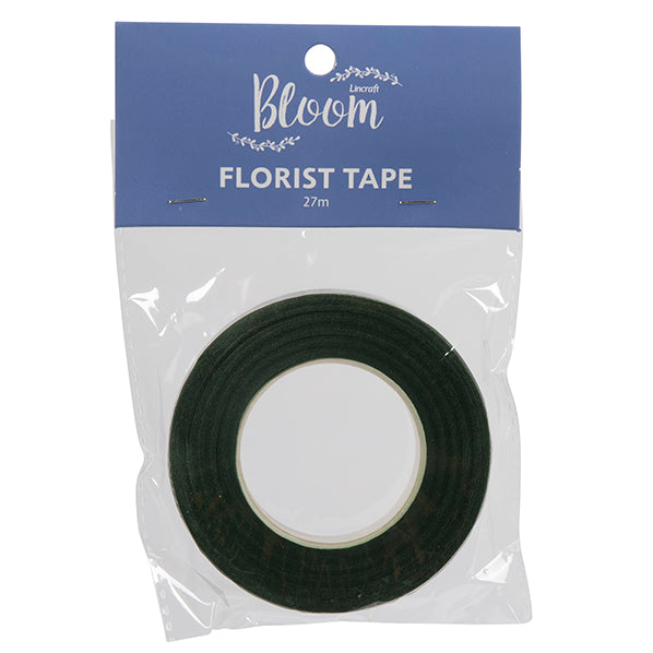 Lincraft Florist Tape, Dark Green- 27m