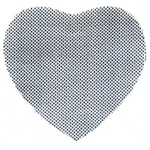 Sullivans Organza Hearts Boxed, Silver- 200pc