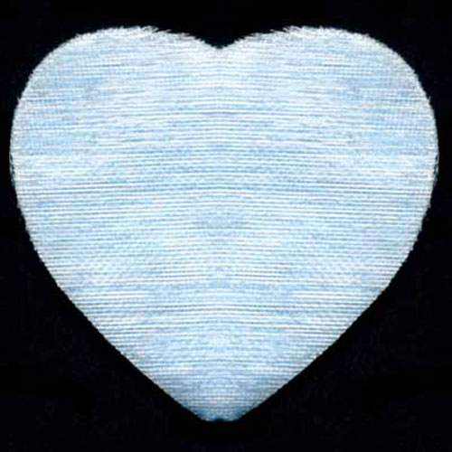 Sullivans Organza Hearts Boxed, Blue- 200pc