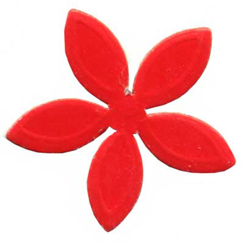 Sullivans Confetti Flowers, Red-3cm