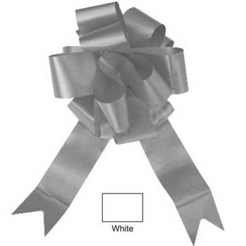 Sullivans Pullbow Satin, White- 50mmx1.7m