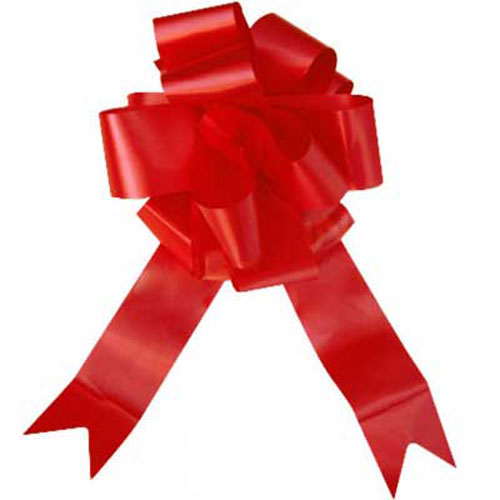 Sullivans Pullbow Satin, Red- 50mmx1.7m