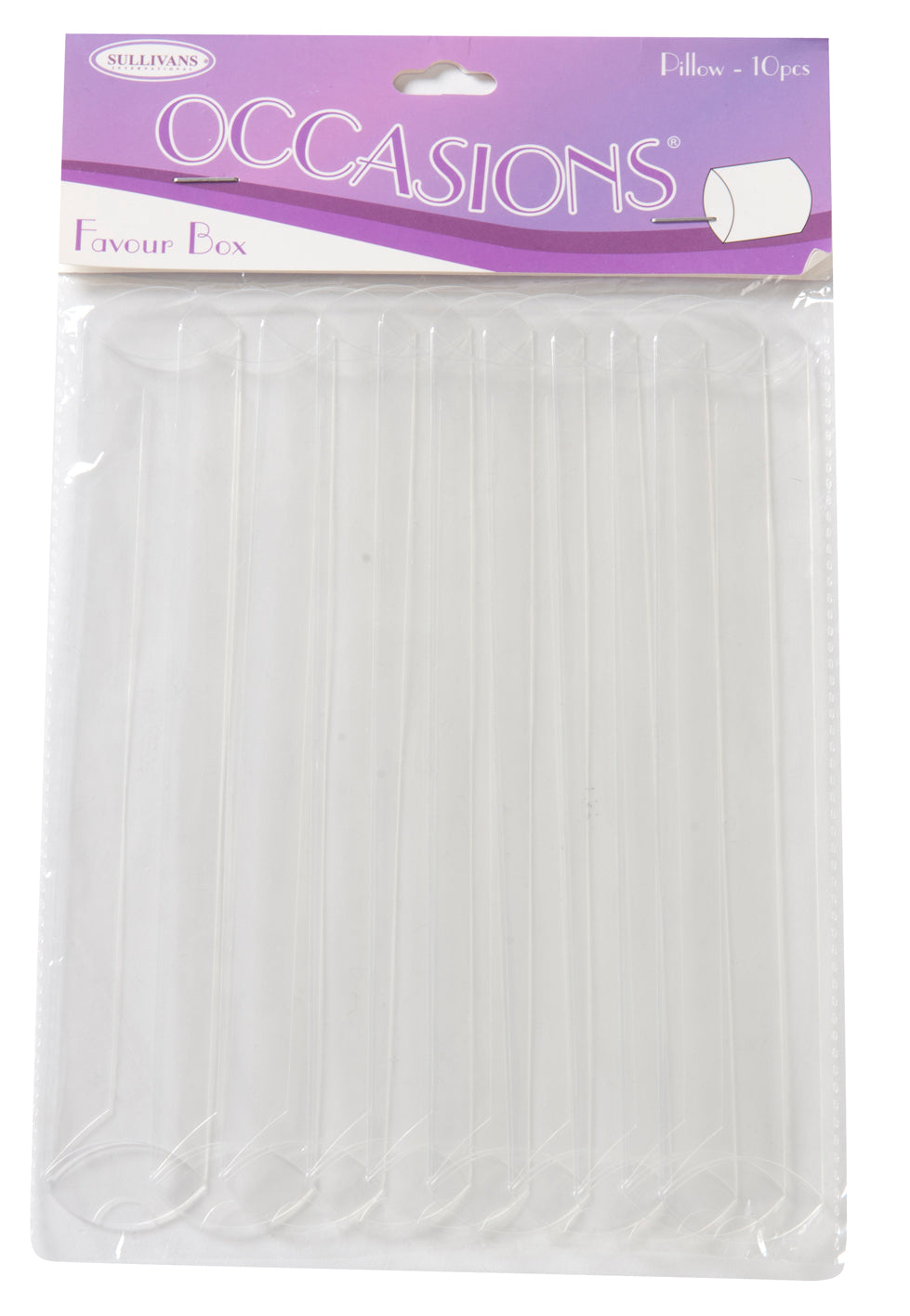 Sullivans Pillow Favour Box, Long- 10pc