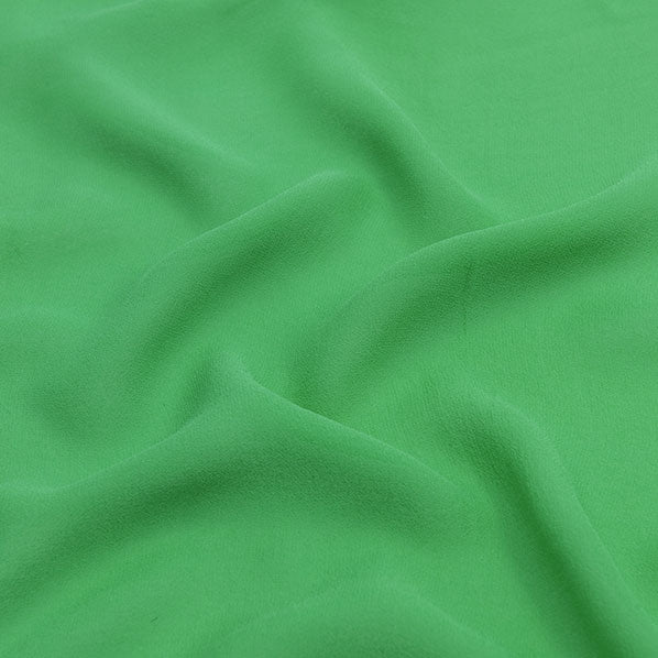 Silk Chiffon Fabric, Cricket- Width 135cm