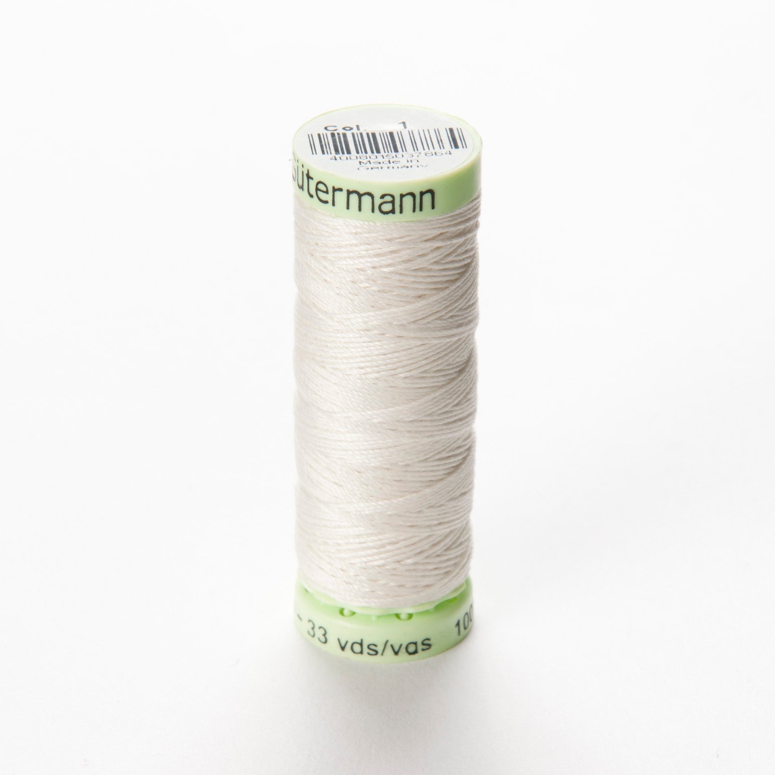 Gutermann Top Stitch Thread, Colour 1  - 30m