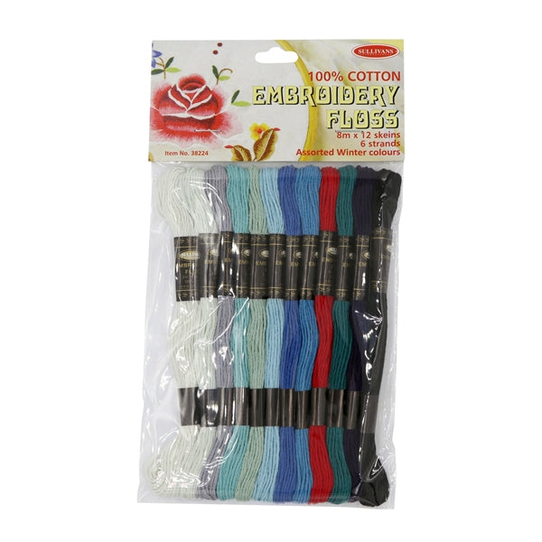 Sullivans Embroidery Floss, Winter- 8m