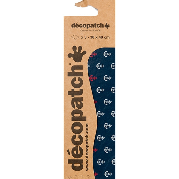 Decoupage Paper 3pk - Decopatch 765 Anchor