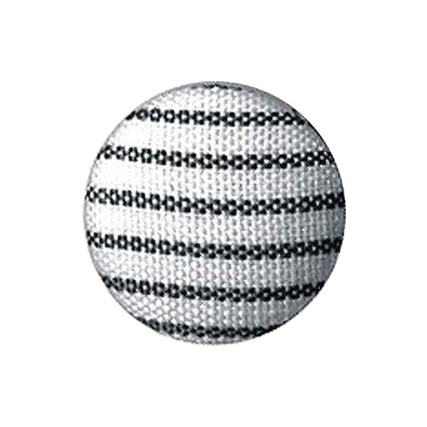 Sullivans Fabric Covered Button, Black / White Stripe- 12 mm