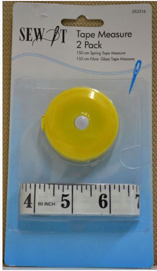 Sew-It Tape Measure, 150cm- 2pk